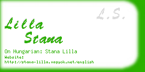 lilla stana business card